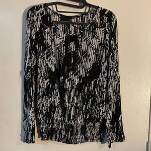Zac & Rachel Monochrome Patterned Blouse